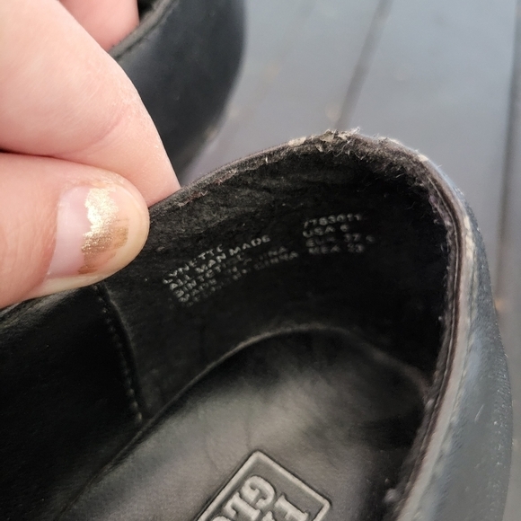 Faded Glory Vintage Black Low Top Booties Pointed Toe Lynette Women's 6 Western - Picture 9 of 10